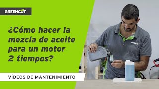 🔧 ¿CÓMO hacer la MEZCLA de ACEITE y GASOLINA para una máquina con MOTOR 2 TIEMPOS [upl. by Willman538]