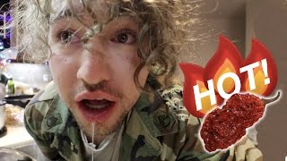 EATING 5 CHILI GHOST PEPPERS DO NOT DO THIS [upl. by Nylime]