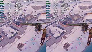 AMD Athlon 3000G Stock vs Overclocked  Fortnite [upl. by Vladimir]