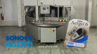 Sonoco Alloyds new Aergo 6 heat sealing machine [upl. by Arataj867]