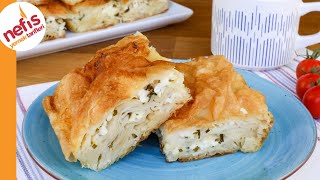 Peynirli Börek Tarifi  Su Böreğinden Farksız [upl. by Yenitsed623]