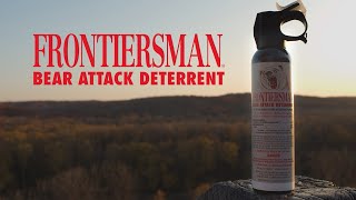 FRONTIERSMAN Bear Spray  Explore Confidently [upl. by Chlo]