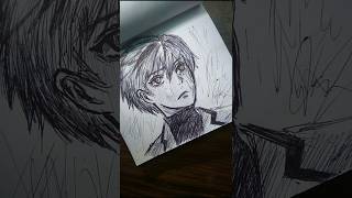 Draw Sasaki haise sketch kaneki tokyoghoul trending viral art anime shorts [upl. by Sella]