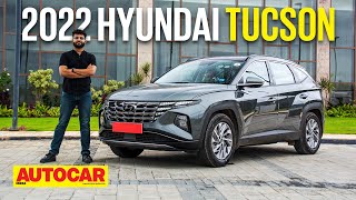 2022 Hyundai Tucson review  Futuristic Flagship  First Drive  Autocar India [upl. by Yralih]