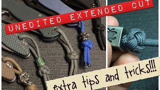 How to lanyard knot the Ultra Extended Cut with MORE Tips and Tricks [upl. by Atirahc]