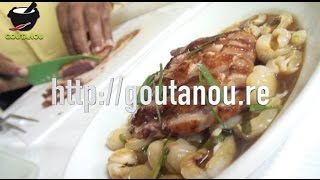 MAGRET CANARD AU LETCHI SAUCE AIGRE DOUCE par Christian ANTOU [upl. by Jona463]