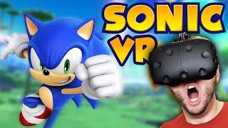 SONIC THE HEDGEHOG IN VIRTUAL REALITY  Sonic VR Gameplay HTC Vive [upl. by Ynar]