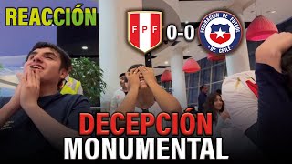 ¡DUELO DE ELIMINADOS REACCIÓN peru vs chile peruvschile futbolperuano eliminatorias [upl. by Yssor]