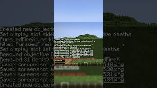 How To Track Player Deaths In Minecraft Shorts [upl. by Krongold]