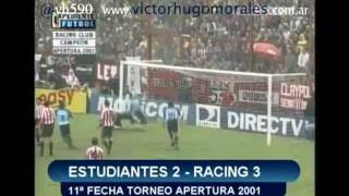 Racing Campeón Torneo Apertura 2001 en los relatos de Víctor Hugo  Parte 23 [upl. by Lennie]