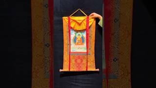 Traditional Brocade Thanka  Step by Step Guide  Buddhist [upl. by Inaboy]