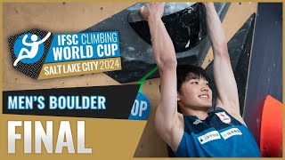 Mens Boulder final  Salt Lake City 2024 [upl. by Atirehs]