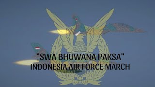 Indonesia air force march quotswa bhuwana paksaquot music video melon playground MPG [upl. by Nahshun]