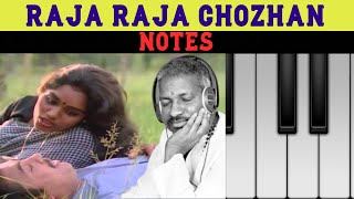 Raja Raja Chozhan INTERLUDE  SONG  Song  BGM  Piano Cover  Ilaiyaraaja   NOTES [upl. by Ahsaercal]