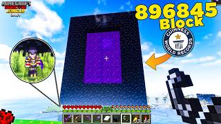 I Build Real Nether Portal With 896845 Block In Minecraft Hindi [upl. by Trebloc]