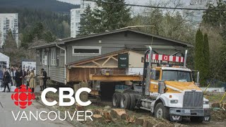 10 Port Moody homes shipped to Sechelt by barge [upl. by Matejka]