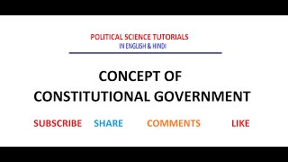 Constitutional Government amp its Features [upl. by Celio875]