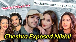 CHESTHA BHAGAT amp NIKHIL MEHTA BREAKUP NIKHIL CAUGHT LYING ABOUT HIS RELATIONSHIP [upl. by Ecinhoj]