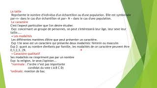 statistique descriptive s3 svi part 1 [upl. by Woodruff]