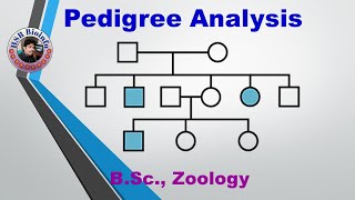 Pedigree analysis  Genetics  HSR Bioinfo [upl. by Marrilee]