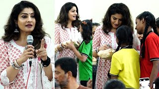 Raveena Tandon Join A Menstrual Hygiene amp Sanitary Pad Distribution Programme [upl. by Tia]