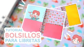 Tutorial  Bolsillos para Libretas  Agendas ☾ [upl. by Suaeddaht]