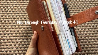 Flip Through Thursday  Week 41  October 2024  Pink Planner Girl [upl. by Noet]