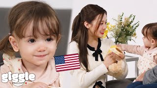 Koreans meet the cutest American Baby for the first time  Compilation [upl. by Ardnasella]