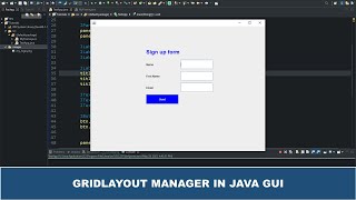 Java GUI Crash Course Tutorial 9  GridLayout Manager explained using Java swing [upl. by Aubin15]