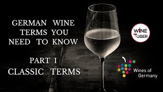 German wine terms explained  WineTuber [upl. by Tiff63]