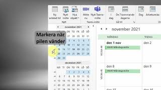 Markera dagar och veckor i Outlook så du får överblick över detaljerna [upl. by Richter]