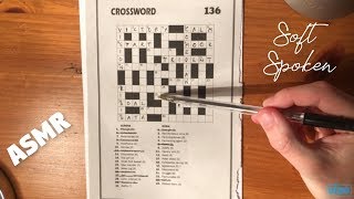 ASMR SoftSpoken Crossword Puzzle [upl. by Ahtanoj]