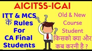 AICITSS Course amp Test Full details ICAI [upl. by Cyrill41]