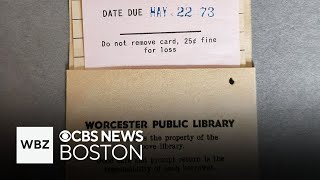 Book overdue 51 years finally returned to Massachusetts library [upl. by Ahsimed]