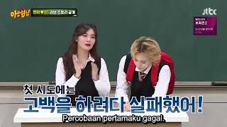 Hyuna and dawn knowing brothers sub indo [upl. by Ahsyen]