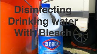 Disinfecting Drinking Water With Bleach [upl. by Alyse516]