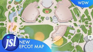 NEW EPCOT Map [upl. by Hannah]