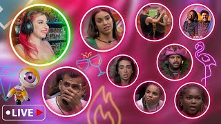 🗣📢 LIVE  BBB24  VANESSA LOPES DESISTIU  PAREDÃO NIZAM PITEL OU RAQUELE  1901 [upl. by Iznil249]