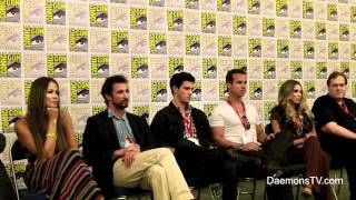 Falling Skies Cast and Crew QampA ComicCon 2011 [upl. by Anisamoht]