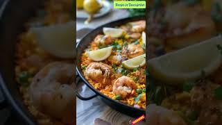 🥘🇪🇸 How to Cook Spanish Paella 🌿🍤 food howtocook cooking [upl. by Pier]