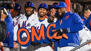 The Mets Storybook Season Continues Thanks To Their First Playoff Grand Slam In 25 Years [upl. by Noyahs]