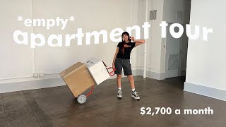 my EMPTY 2700 LA apartment tour [upl. by Ydnem]