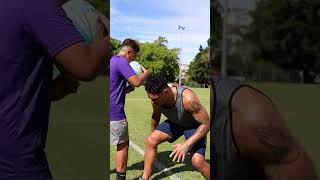 Tackle technique with Willie Tonga rugbyleague rugby tackletips coaching [upl. by Eldoria]