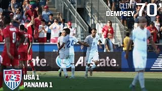 MNT vs Panama Clint Dempsey Goal  July 25 2015 [upl. by Inar]