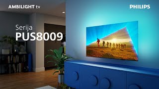 Philips serija PUS8009  LED  4K Ambilight TV  3strani Ambilight [upl. by Margarita]