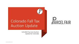 Colorado Tax Lien Auction Preview 2024 [upl. by French494]