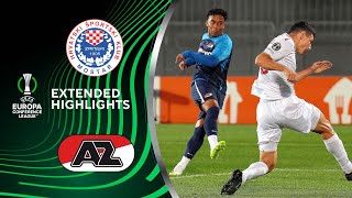 Zrinjski vs AZ Alkmaar Extended Highlights  UECL Group Stage MD 1  CBS Sports Golazo  Europe [upl. by Gram]