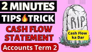 Trick for Cash Flow statement class 12  Accounts Term 2 [upl. by Epul]