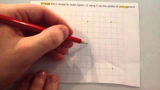 Enlargements with Negative Scale Factors  Corbettmaths [upl. by Brick821]