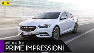 Opel Insignia Grand Sport salto generazionale  Primo test [upl. by Mistrot]